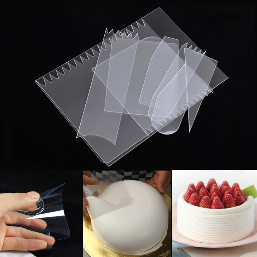 Fondant Smoother Set - 9개/세트 케이크 스크레이퍼 퐁당 무스 크림