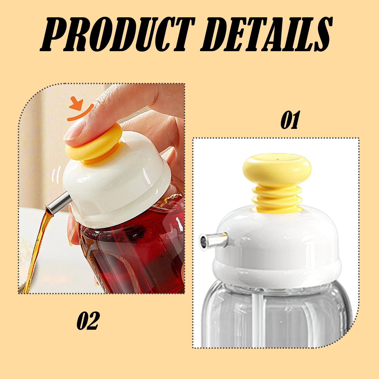 Kitchen Glass Baking Set - 올리브 오일 디스펜서, 참기름병용 투명 100ml