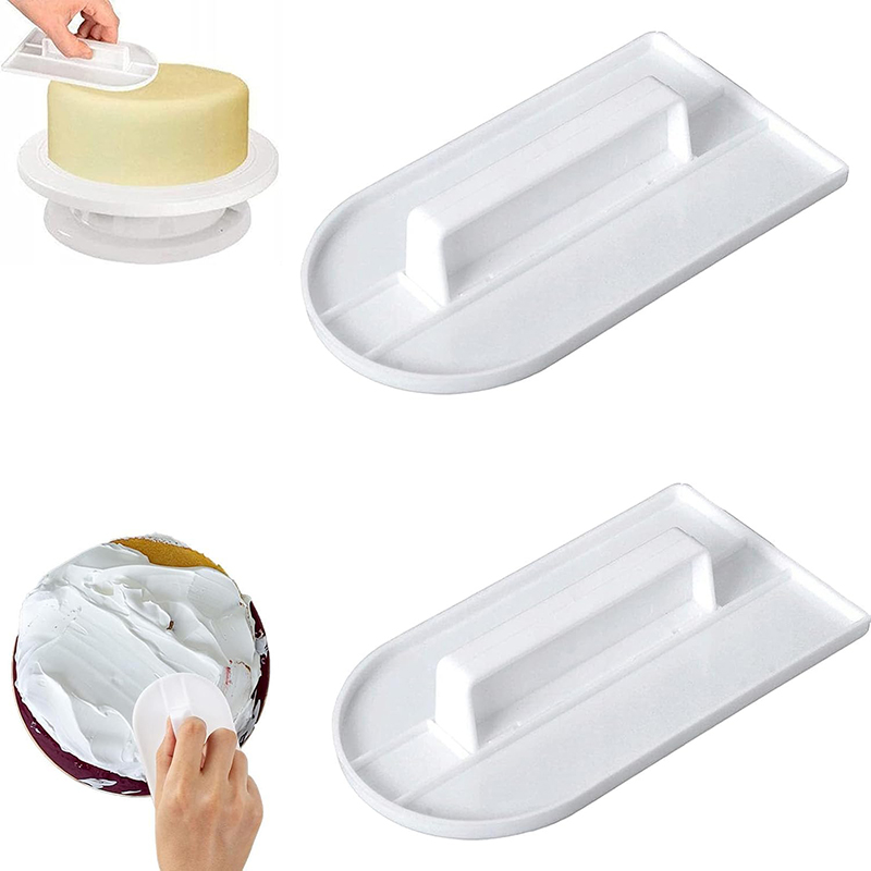 Fondant Smoother Set - 2개입 케이크 스크래퍼 세트 케이크 스무더