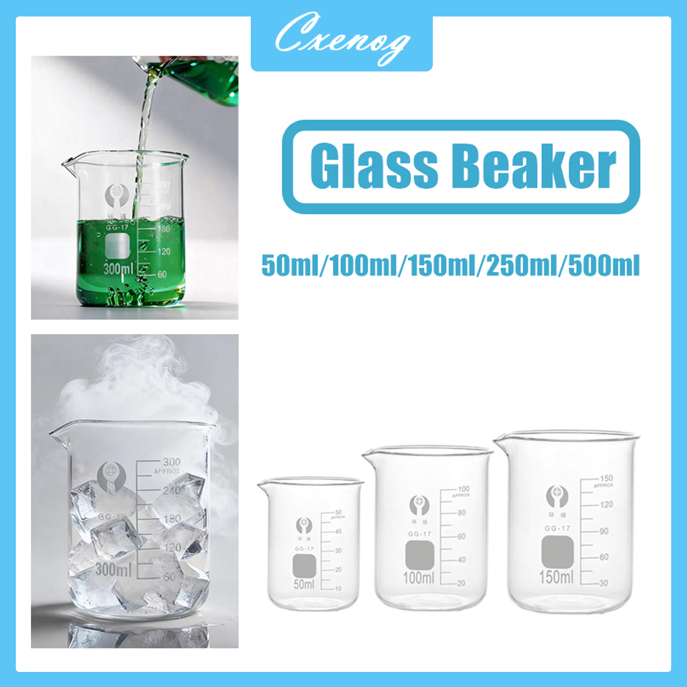 Kitchen Glass Baking Set - 3개/세트 유리 계량컵 세트 투명 눈금컵