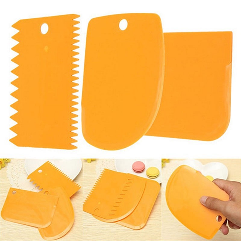 Fondant Smoother Set - 케이크 표면을 매끄럽게 다듬는 도구 3개