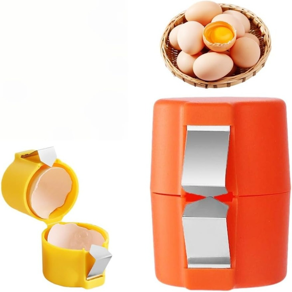 Kitchen Baking Mess - 3PC 계란 크래커 오프너 스테인리스 스틸