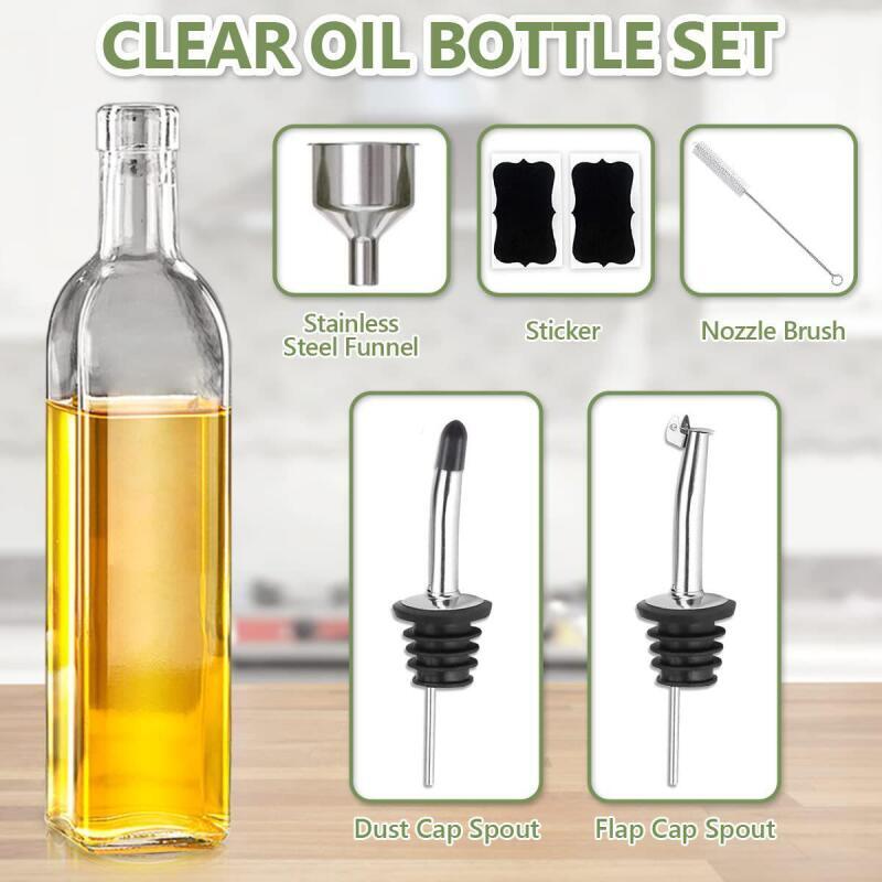 주방 유리 오일/식초 디스펜서 500ml 투명 누수 방 - Kitchen Glass Baking Set 리뷰 및 가격