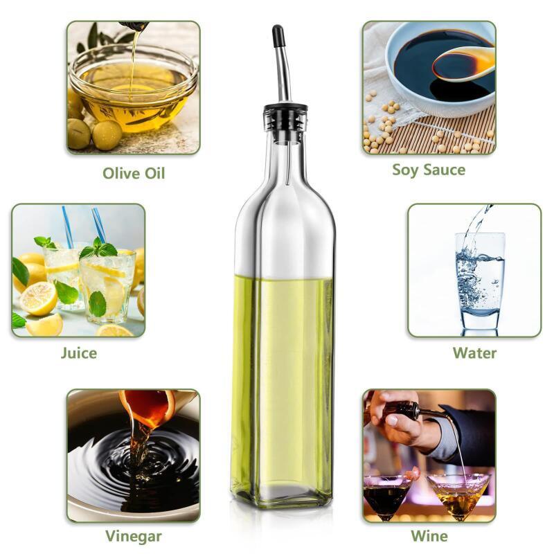 주방 유리 오일/식초 디스펜서 500ml 투명 누수 방 - Kitchen Glass Baking Set 리뷰 및 가격