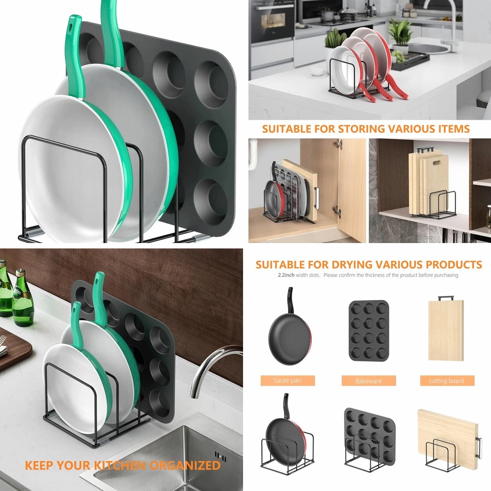 주방 캐비닛용 팬 정리대, 스킬렛 및 베이킹 트레이용  - Kitchen Cabinet Baking Organizer 리뷰 및 가격