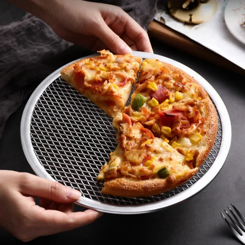 10/12인치 무봉제 알루미늄 피자 스크린 - 논스틱  - Kitchen Essentials Baking Tray 리뷰 및 가격