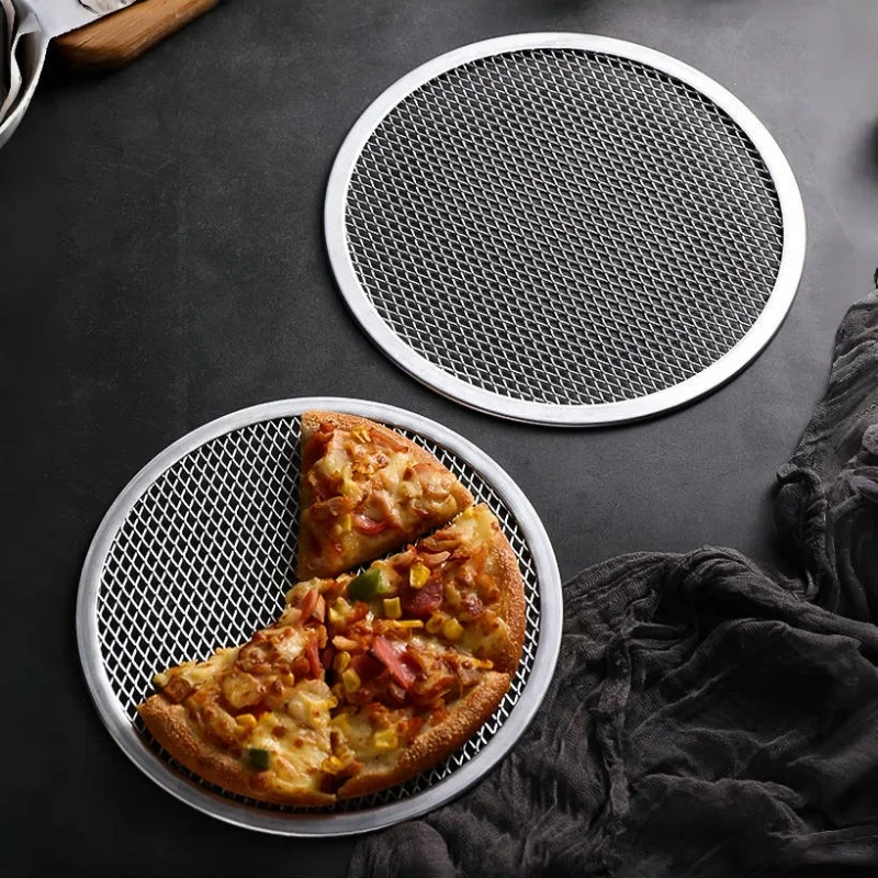 10/12인치 무봉제 알루미늄 피자 스크린 - 논스틱  - Kitchen Essentials Baking Tray 리뷰 및 가격