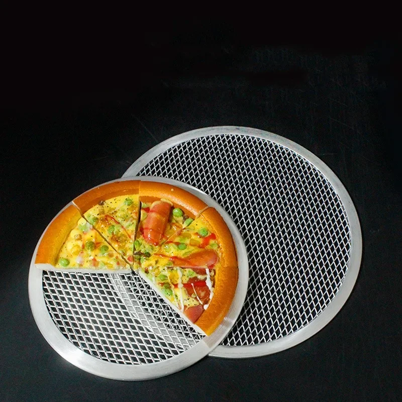 10/12인치 무봉제 알루미늄 피자 스크린 - 논스틱  - Kitchen Essentials Baking Tray 리뷰 및 가격