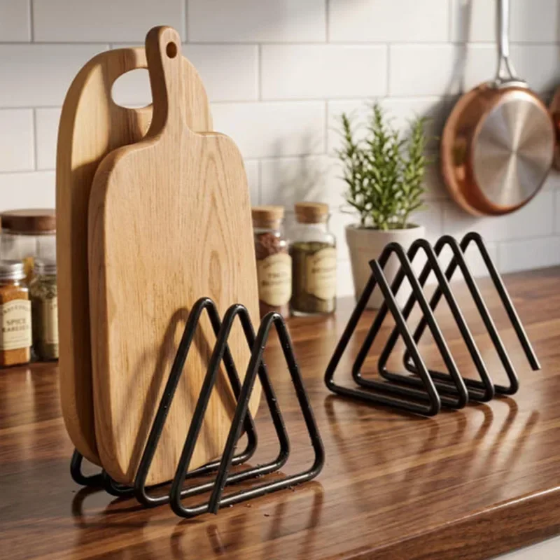 삼각형 도마 보관대 공간 절약 캐비닛 조리대 도마 홀더 - Kitchen Cabinet Baking Organizer 리뷰 및 가격