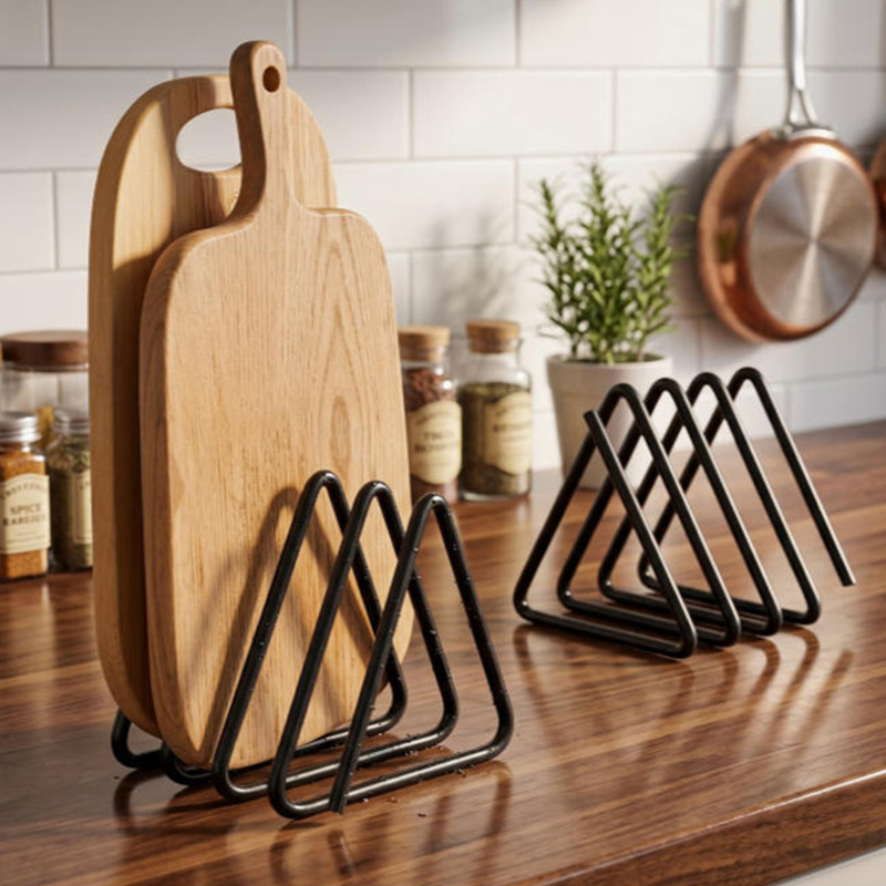 삼각형 도마 보관대 공간 절약 캐비닛 조리대 도마 홀더 - Kitchen Cabinet Baking Organizer 리뷰 및 가격