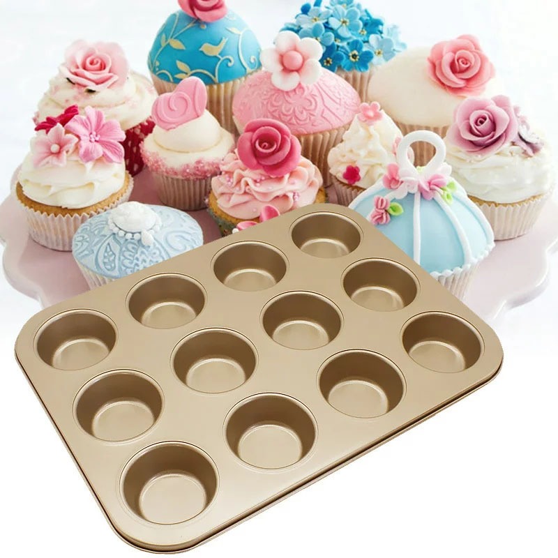 붙지 않는 컵케이크 팬 머핀 트레이 탄소강 베이킹 몰드 - Kitchen Essentials Baking Tray 리뷰 및 가격