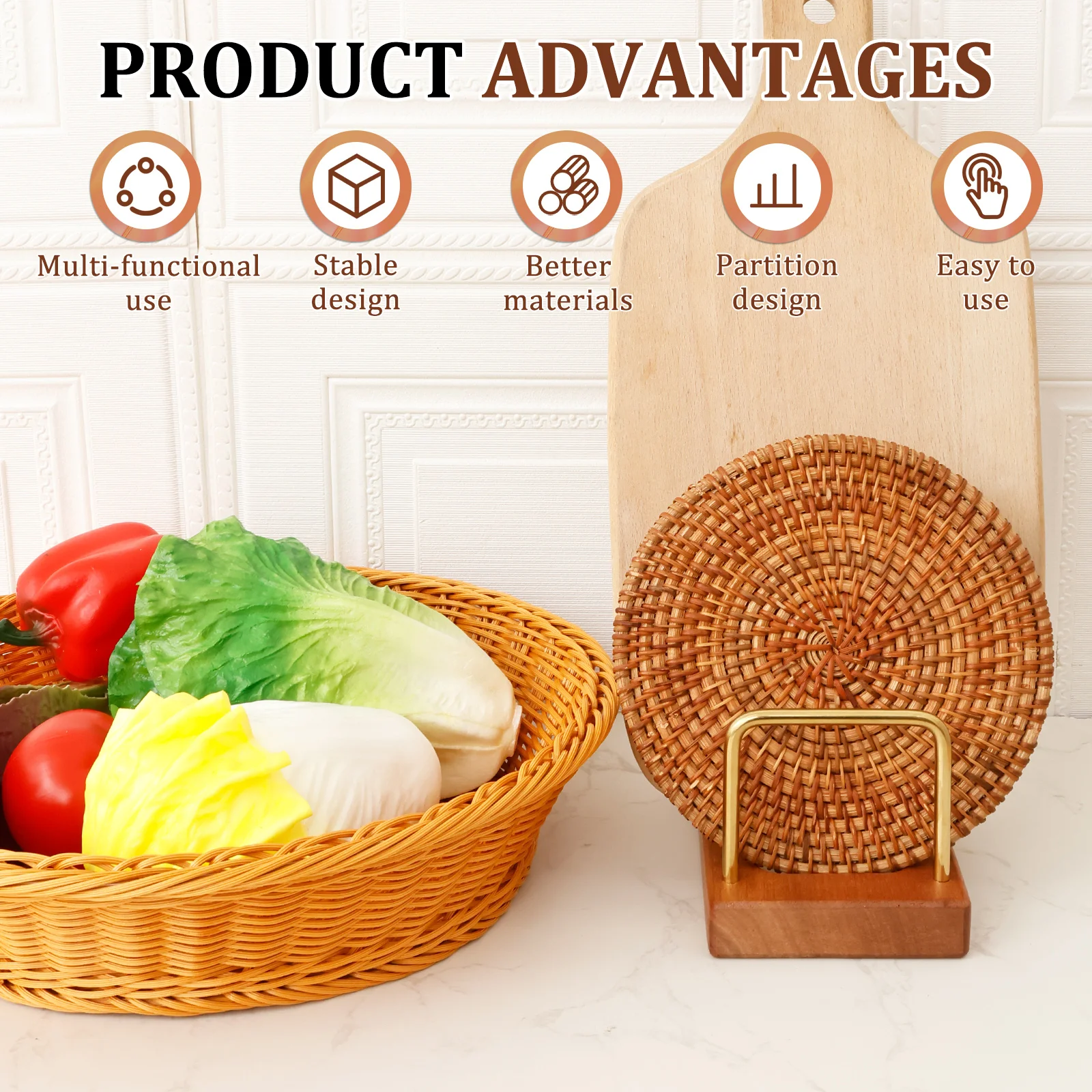 냄비 뚜껑 거치대, 도마 정리대, 나무 받침대, 베이킹 - Kitchen Cabinet Baking Organizer 리뷰 및 가격