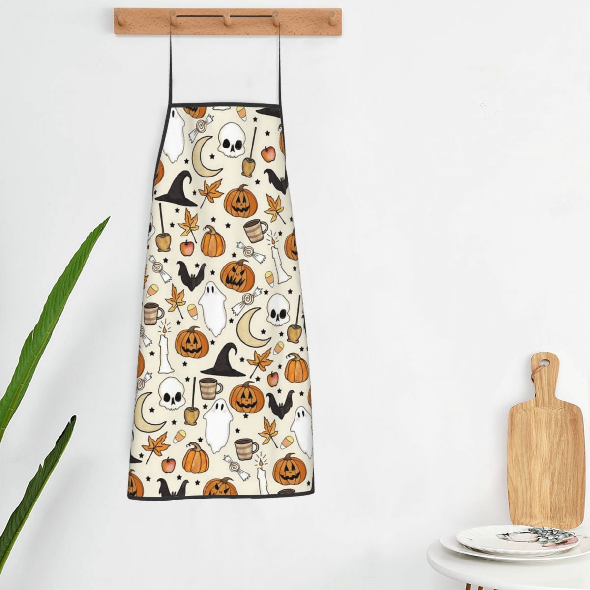 할로윈 호박 마녀 박쥐 성 고양이 앞치마 요리사 요리  - Kitchen Witch Baking 리뷰 및 가격