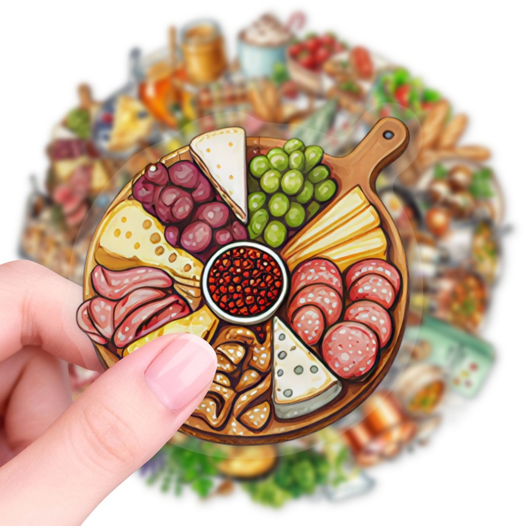 50Pcs 투명 PET 주방 음식 스티커 서양 과자 디 - Baking (Kitchen Ingredient) 리뷰 및 가격