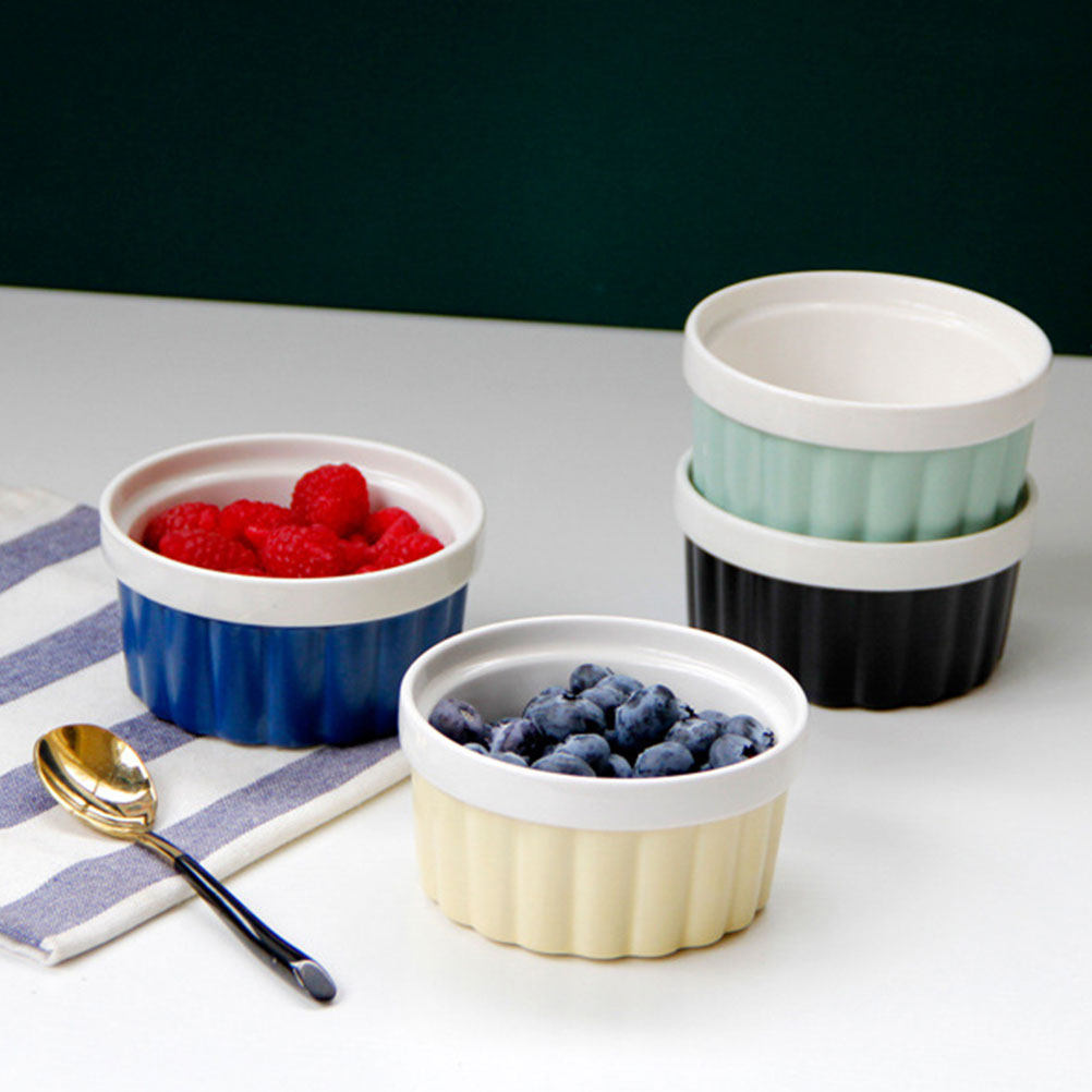 1개입, 다채로운 색상의 도자기 베이킹 볼, 식품 등급 - Kitchen Baking Bowls 리뷰 및 가격