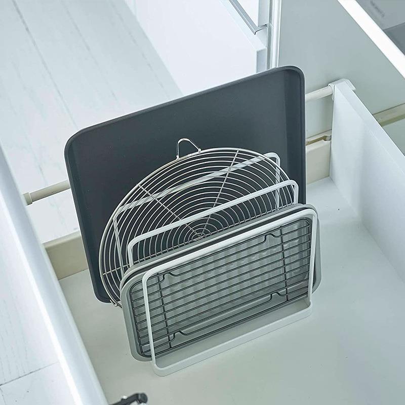 대형 다용도 일본식 주방 수납 선반, 베이킹 트레이,  - Kitchen Cabinet Baking Organizer 리뷰 및 가격