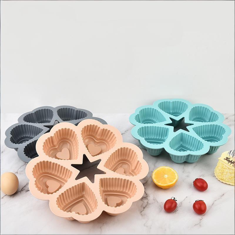 논스틱 실리콘 하트 모양 케이크 틀 초콜릿 및 스폰지  - Kitchen Essentials Baking Tray 리뷰 및 가격