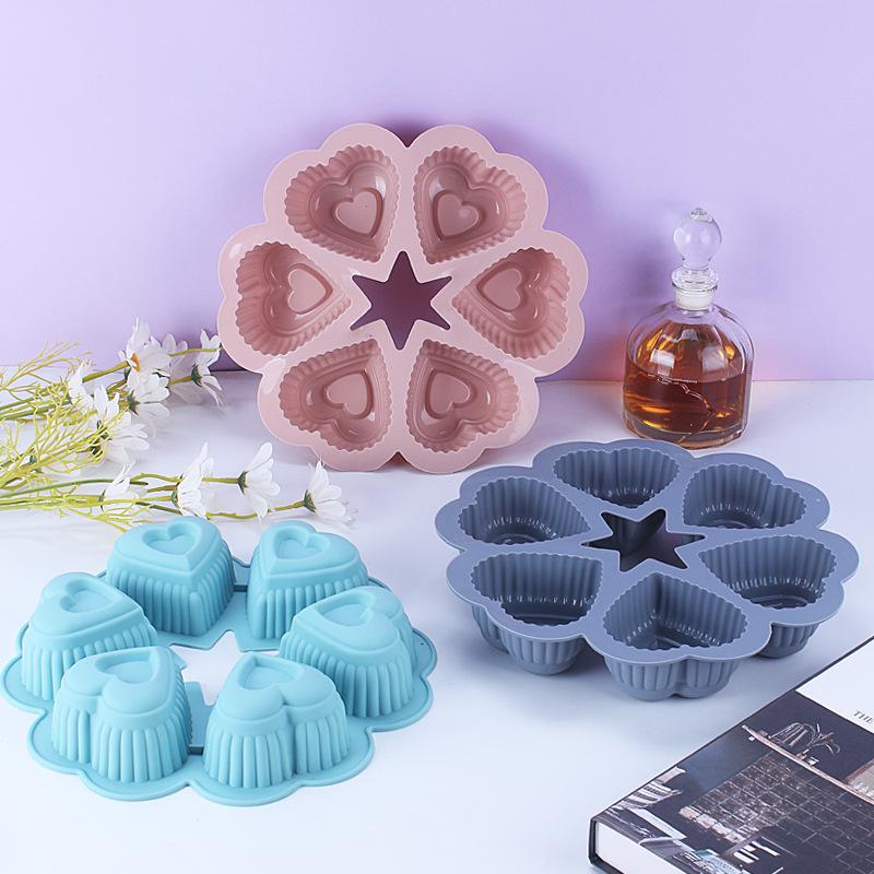 논스틱 실리콘 하트 모양 케이크 틀 초콜릿 및 스폰지  - Kitchen Essentials Baking Tray 리뷰 및 가격