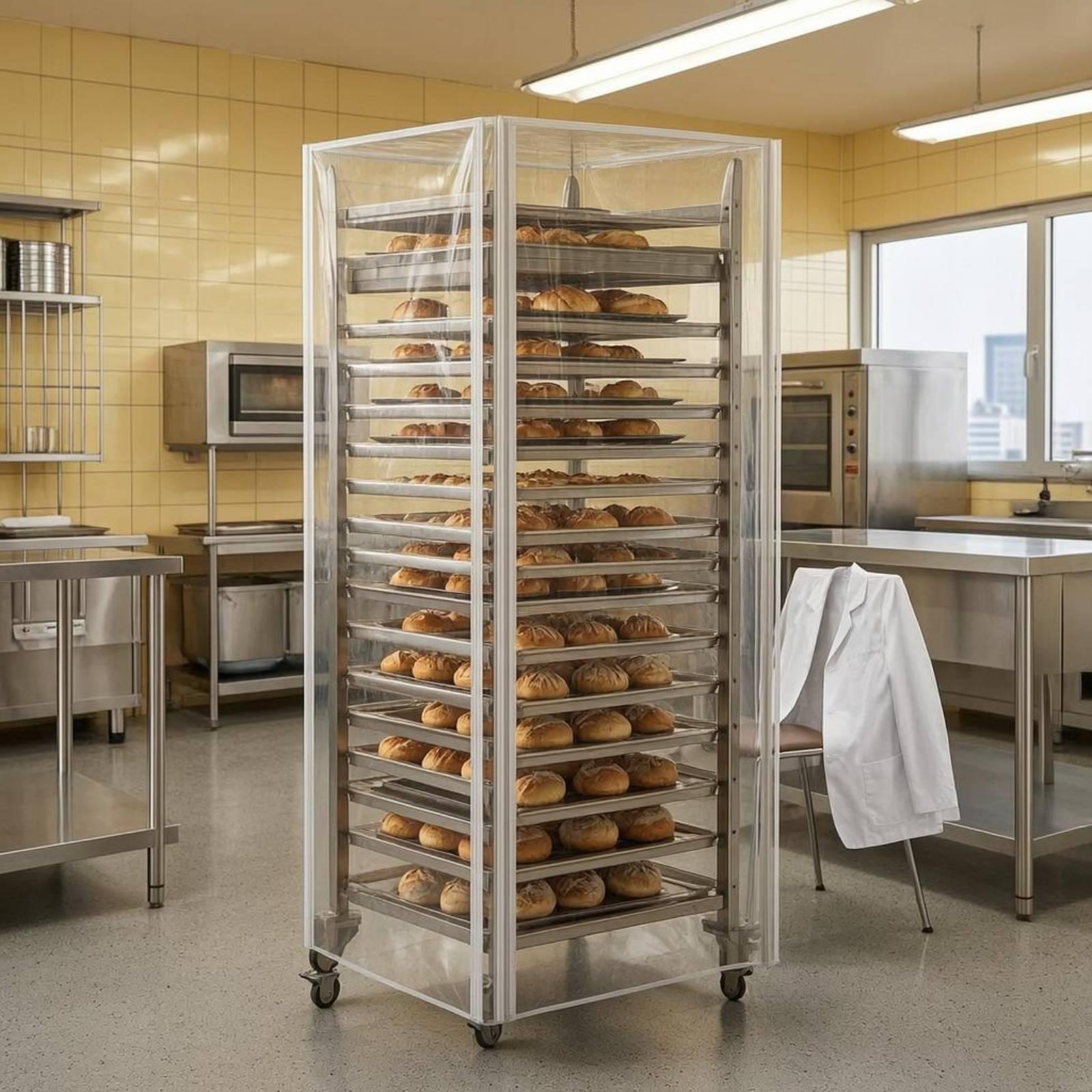 투명한 높이 조절 가능한 베이킹 트레이 랙 커버 PVC - Kitchen Baking Cart 리뷰 및 가격